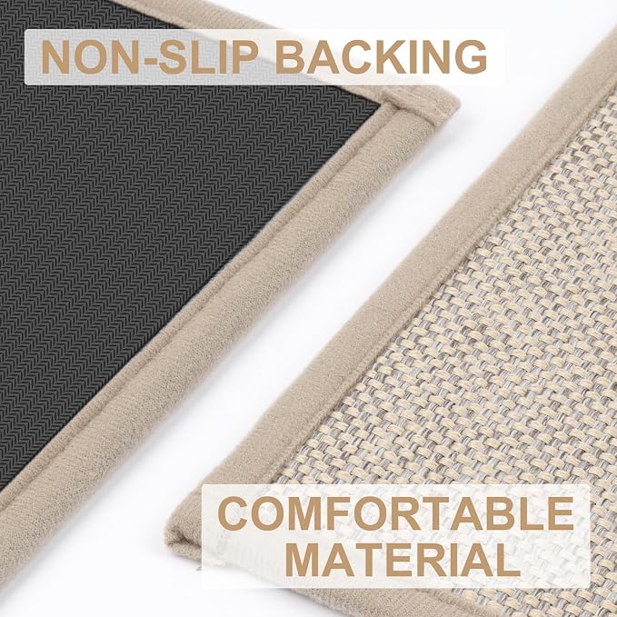 LEKEEPGO Door Mat 32"x47", Non Slip Door Mat Indoor Entrance, Rubber Backing