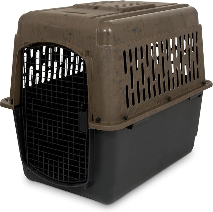 Petmate Ruffmaxx Camouflage Dog Kennel Pet Carrier & Crate,Eco Friendly 32' (30-50 Lb),Outdoor/Indoor for Large,Medium,and Small Dogs-Made from Recycled Material w/360-Degree Ventilation, Made in USA