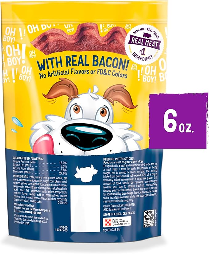 Purina Beggin' Strips With Real Meat Dog Treats With Bacon and Beef Flavors