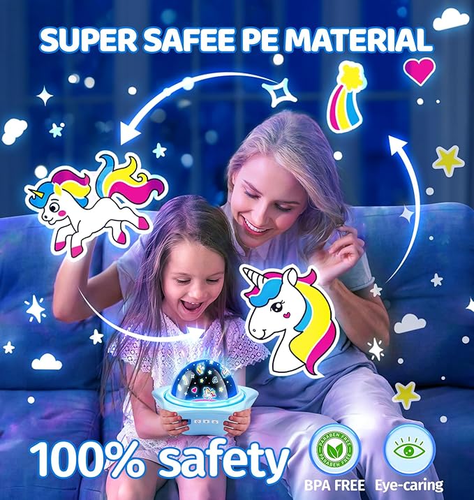 Onefire Star Projector Light Up Toys, Glow In The Dark Stars for Ceiling Projection Kids Toys,Dimmable Night Light Projector for Kids Room,Remote Dinosaur Toys for Boys,Dinosaur Gifts for Toddler Toys