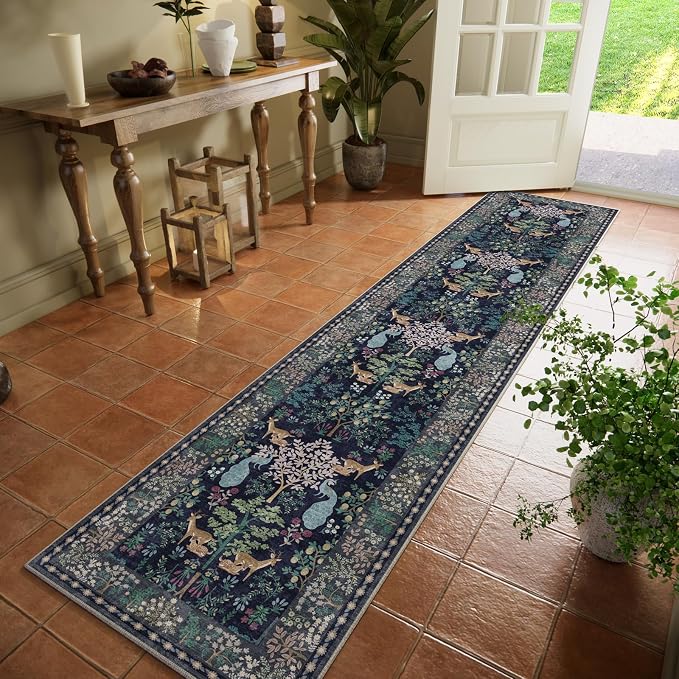 Washable Runners for Hallways Kitchen Rug: 2'x10' Runner Rugs Stain Resistant
