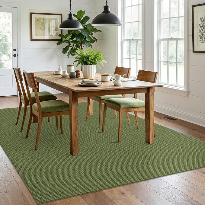 IOHOUZE Washable Area Rug 6x9 Non Slip Rubber Backed Rugs