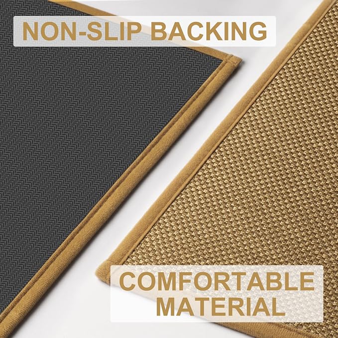 LEKEEPGO Door Mat 24"x47", Non Slip Door Mat Indoor Entrance, Rubber Backing