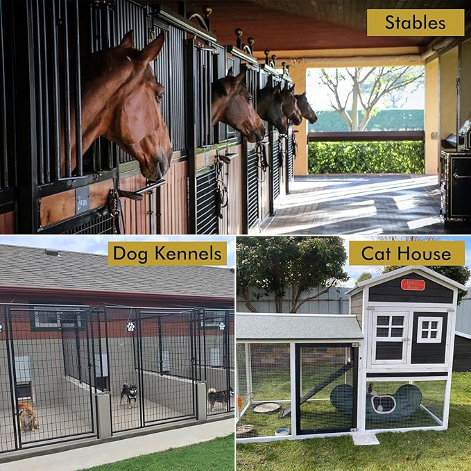 Acrylic Horse Stall Name Plate, 2.4" x 8" Personalized Stall Signs, UV Protected, Custom Pet Name Sign, All Weather Adhesive, Mounting (Rose Gold, Style 5)