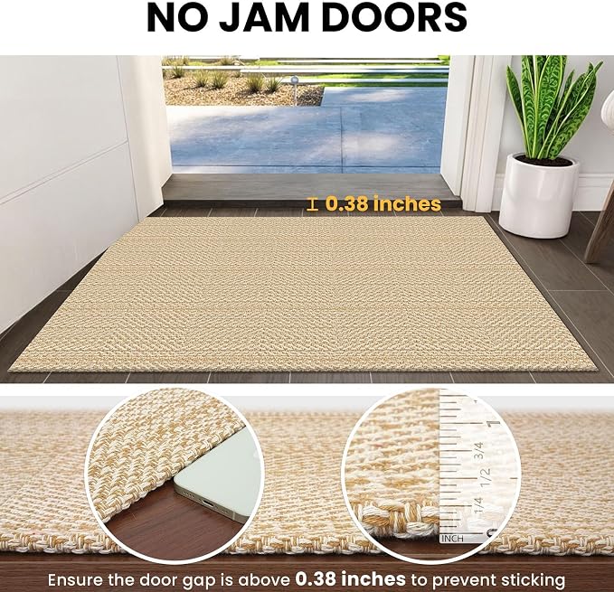 IOHOUZE Washable Runner Rug 2x8 Non Slip Rubber Backed Hallway Runner Entryway