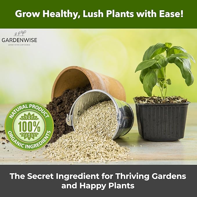 Organic Fine Vermiculite for Indoor Gardening Plants and Mushrooms – Enhances Soil Aeration, Seed Germination, Rooting Cuttings – Small Packages and Bulk (Vermiculite Grade 2 – Fine, 3 qt)