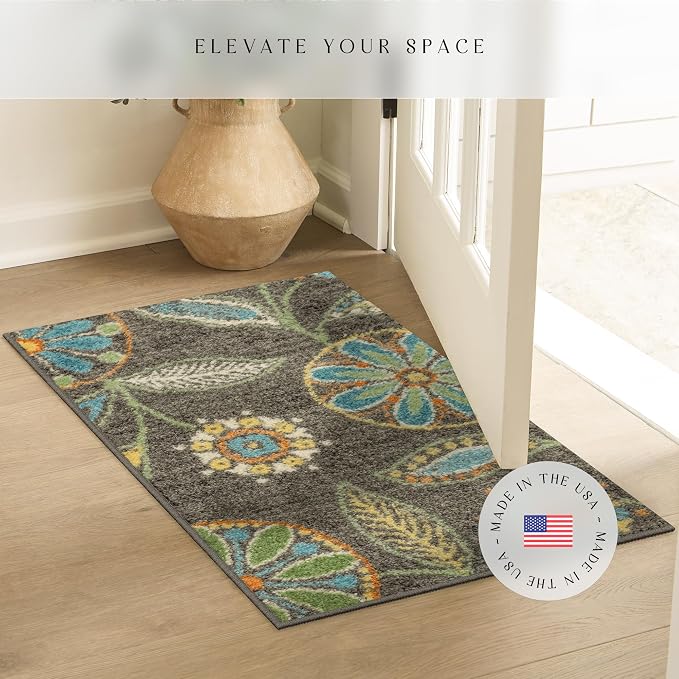 Maples Rugs Reggie Floral Runner Rug