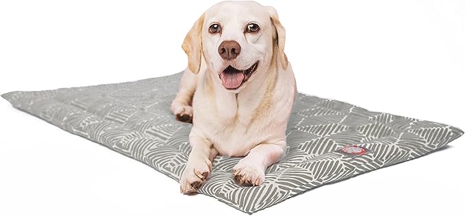 42" Charlie Metallic Crate Dog Bed Mat By Majestic Pet Products