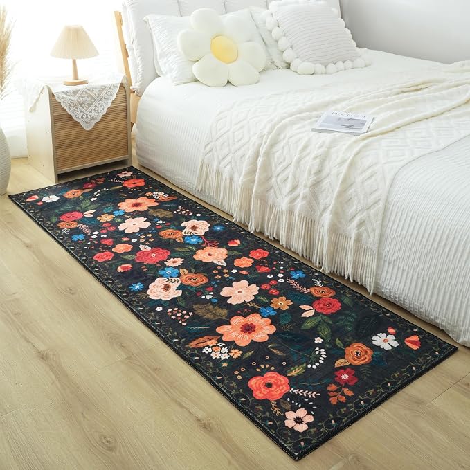 Rugcomf Runner Rug for Hallways Kitchen Rug Non Slip 2'x 6' Washable Runner Rugs