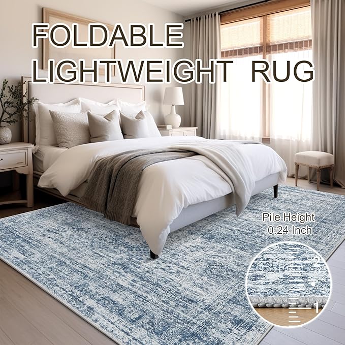Soalmost Washable Area Rug 8x10, Large Soft Rugs