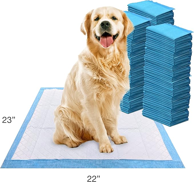 Four Paws Wee-Wee Superior Performance Unscented Pee Pads for Dogs & Puppies, Quilted Leak-Proof Dog Housebreaking Potty Training Floor Protection, 22" x 23", 7 Count