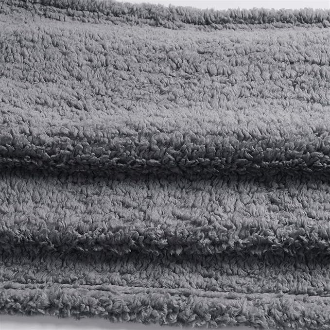 Pet Blankets for Couch Sofa Bed Dog Blankets Reversible Cat Blanket Soft Furniture Protector Cover for Small Medium Large Dogs Cats, Grey, 16 x 24 inches