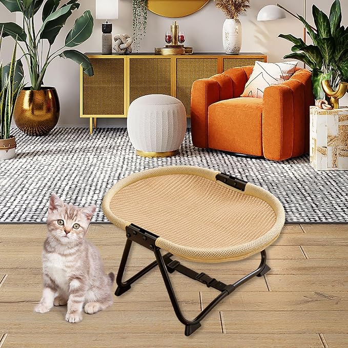 Elevated Pet Bed Furniture Accessories Indoor Portable up Versatile with Storage Bag Outdoor Heavy Duty Sturdy