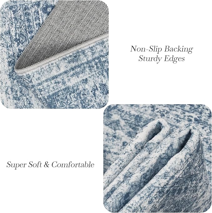 Soalmost Washable Area Rug 8x10, Large Soft Rugs