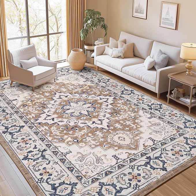 Lofus 7x10 Area Rugs for Living Room, Washable Area Rug, Rugs for Bedroom