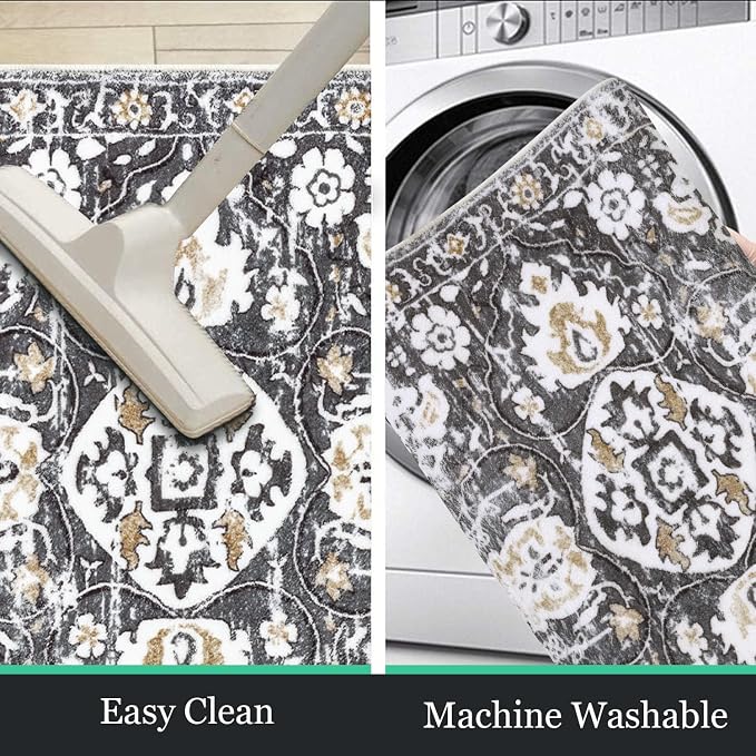 HEBE Washable Area Rug