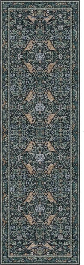 Boho 3x10 Wide Hallway Runner Rug 10 ft, Washable Extra Long Runner Rugs