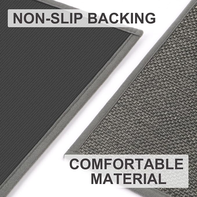 LEKEEPGO Door Mat 32"x47", Non Slip Door Mat Indoor Entrance, Rubber Backing