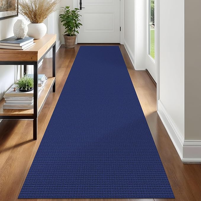 IOHOUZE Washable Runner Rug 2.6x12 Non Slip Extra Long Hallway Runner Entryway