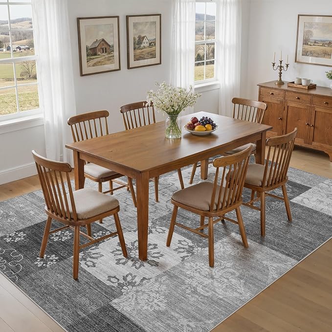 UERMEI 9x12 Area Rug for Living Room