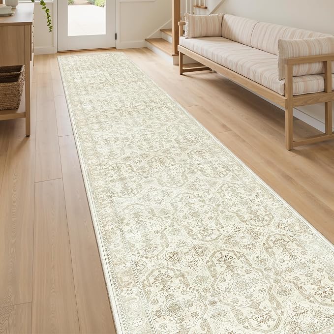 Soalmost Runner Rug 2x12 Washable Non-Slip Hallway Runner Rugs