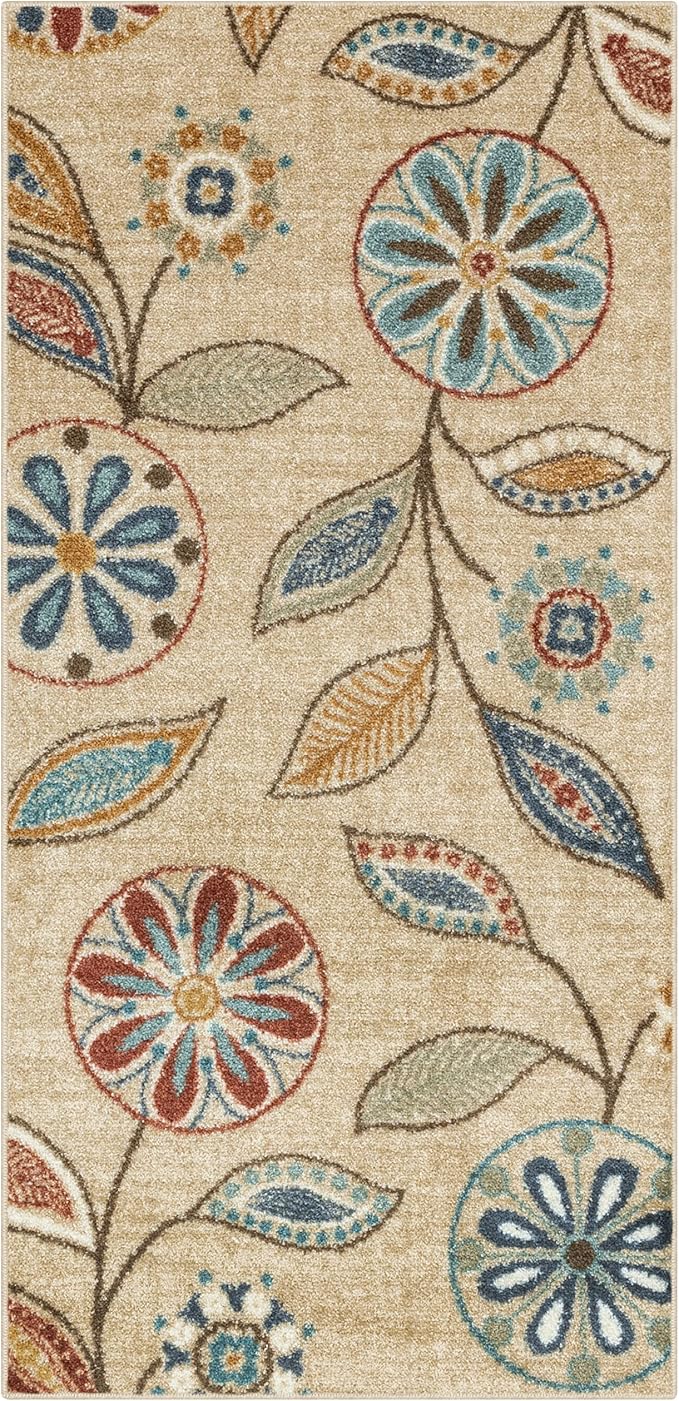 Maples Rugs Reggie Floral Runner Rug