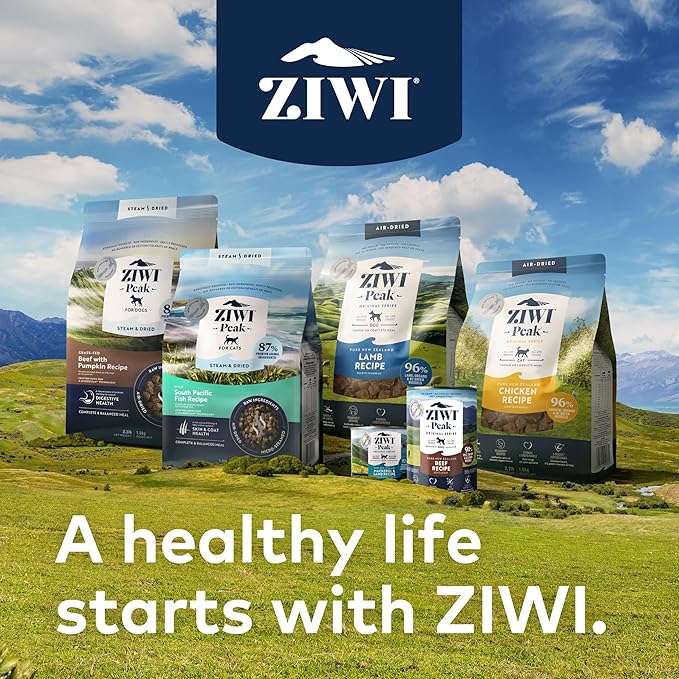 ZIWI Peak Steam & Dried Dog Food - Cage-Free Chicken w/Fruits - High Protein, Low Carb, All Breeds & Lifestages, for Digestive Health (28.8oz)