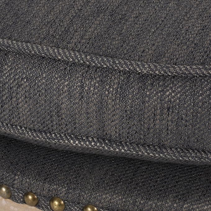 Christopher Knight Home Rines Upholstered Medium Pet Bed - Charcoal/Antique Natural