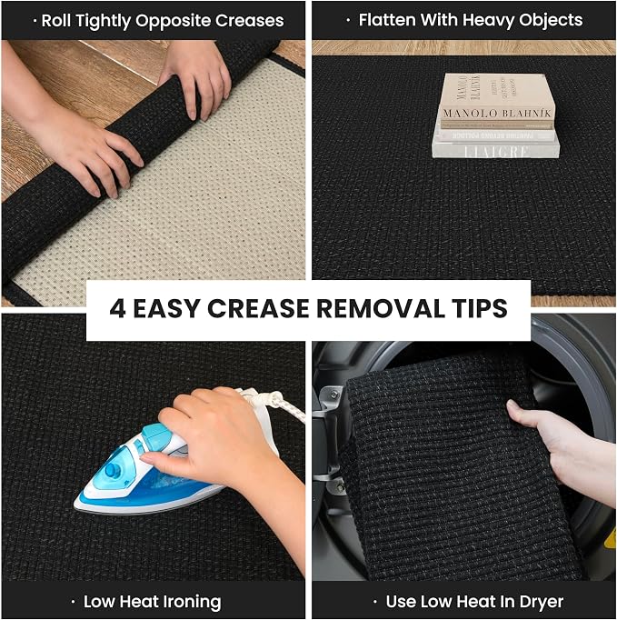 IOHOUZE Small Area Rug 2x3 Washable Woven Rugs