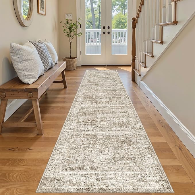 Soalmost Washable Runner Rug