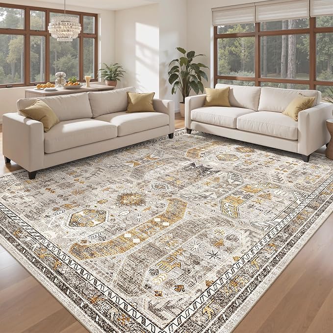 Madane Washable Rug 8x10 Area Rugs