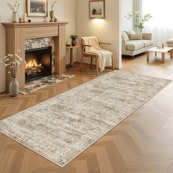 Soalmost Runner Rug 3x6 Washable Non-Slip Kitchen Runner Rugs