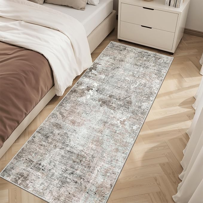 Soalmost Runner Rug 2x5 Washable Non-Slip Kitchen Runner Rugs