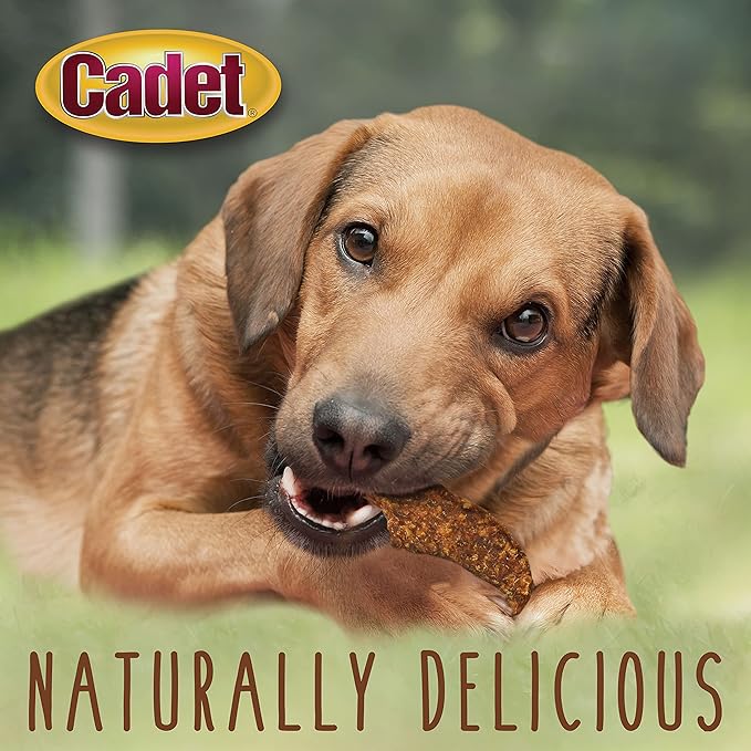 Cadet 2 Pack Gourmet Duck Dog Treats Variety Pack – Turducken Jerky & Duck Jerky – 2 x 14 oz – Healthy, High-Protein Snacks for Dogs