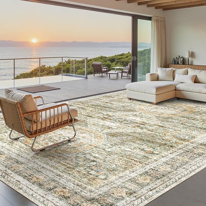 Soalmost Washable Area Rug 8x10, Large Soft Rugs