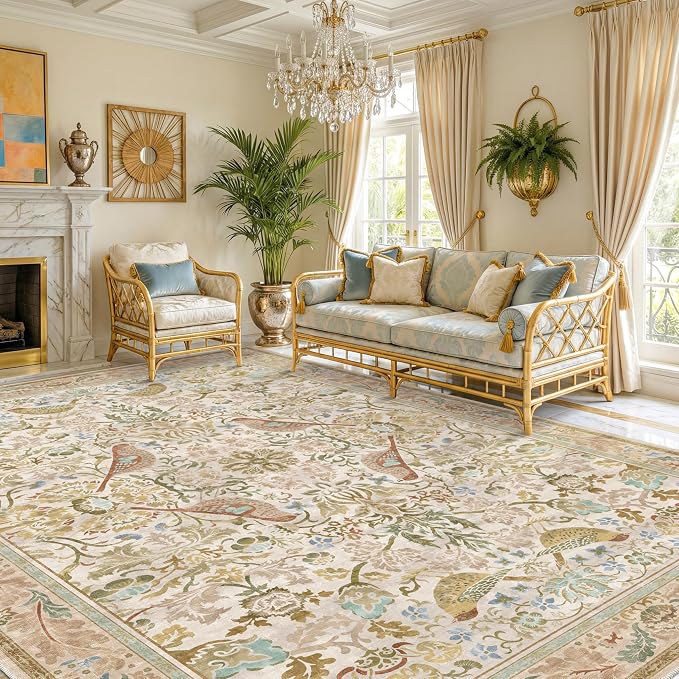 Washable Living Room Rug 8x10