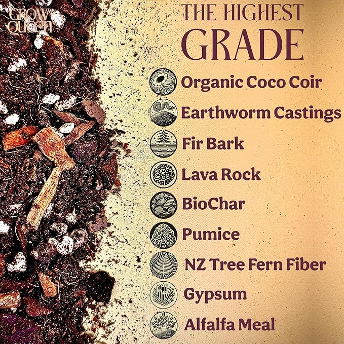 Craft Aroid Potting Mix- Elite Organic Alocasia, Philodendron, Monstera Soil Mix, Chunky, Well Draining Potting Soil for Indoor Plants, All Tropical Plants & Houseplants, Sustainable & Peat Free 4QT