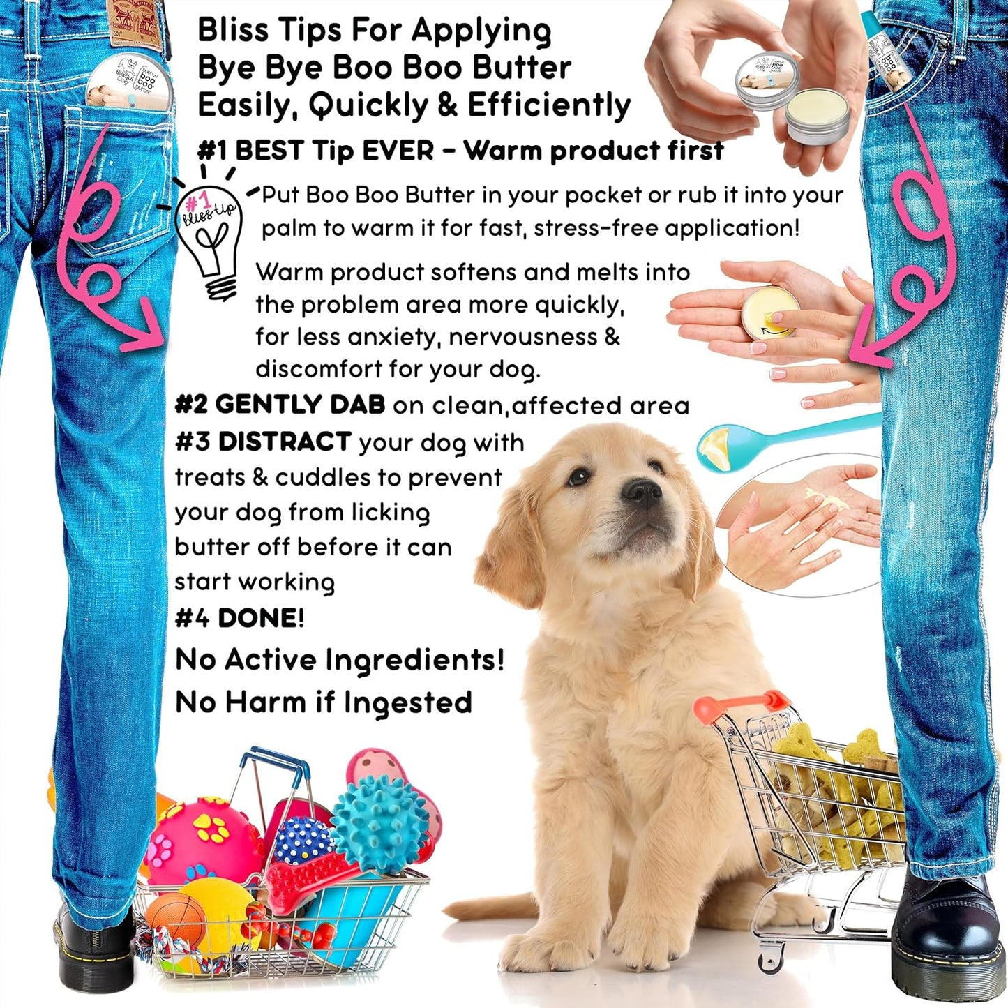 The Blissful Dog 1 oz TIN Rottweiler Booboo Butter