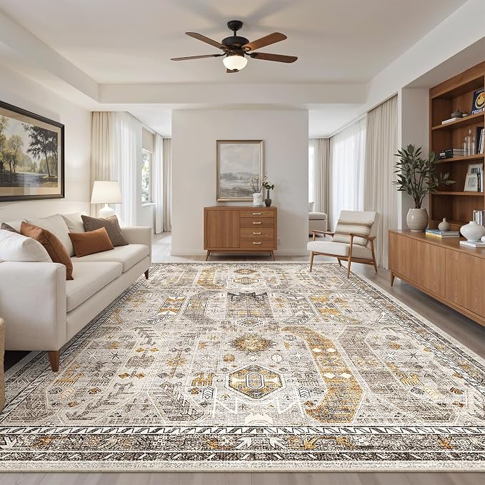 Madane Washable Rug 8x10 Area Rugs