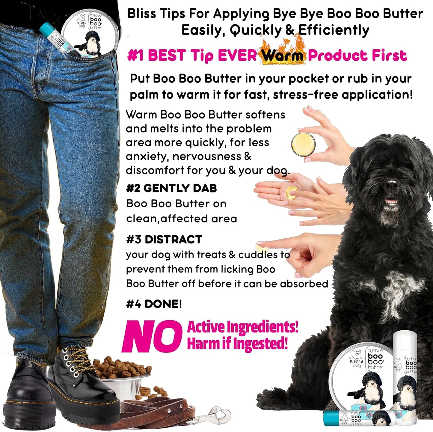 Portuguese Water Dog Boo Boo Butter, 4 oz