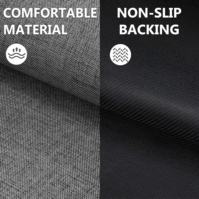 LEKEEPGO Ultra Thin Indoor Door Mat 24"x47", Low-Profile Door Mat Indoor
