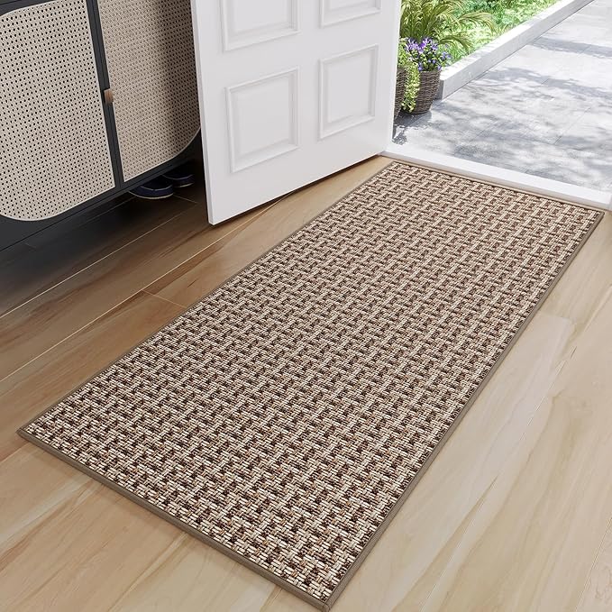 Indoor Door Mat 24"x72", Door Mat Indoor Entrance Dirt Resistant and Absorbent