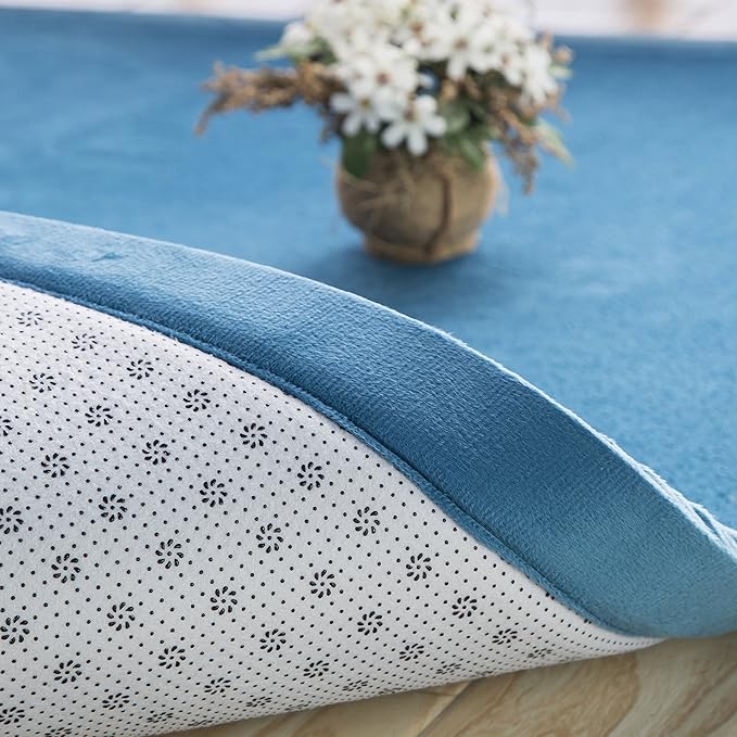 V-mix Handmade Weaving Plush Foam Play Mat for Baby, Toddler & Children - Yoga & Exercise Mat, Cushy-Soft & Thick, Hypoallergenic, Non-Toxic, Reversible