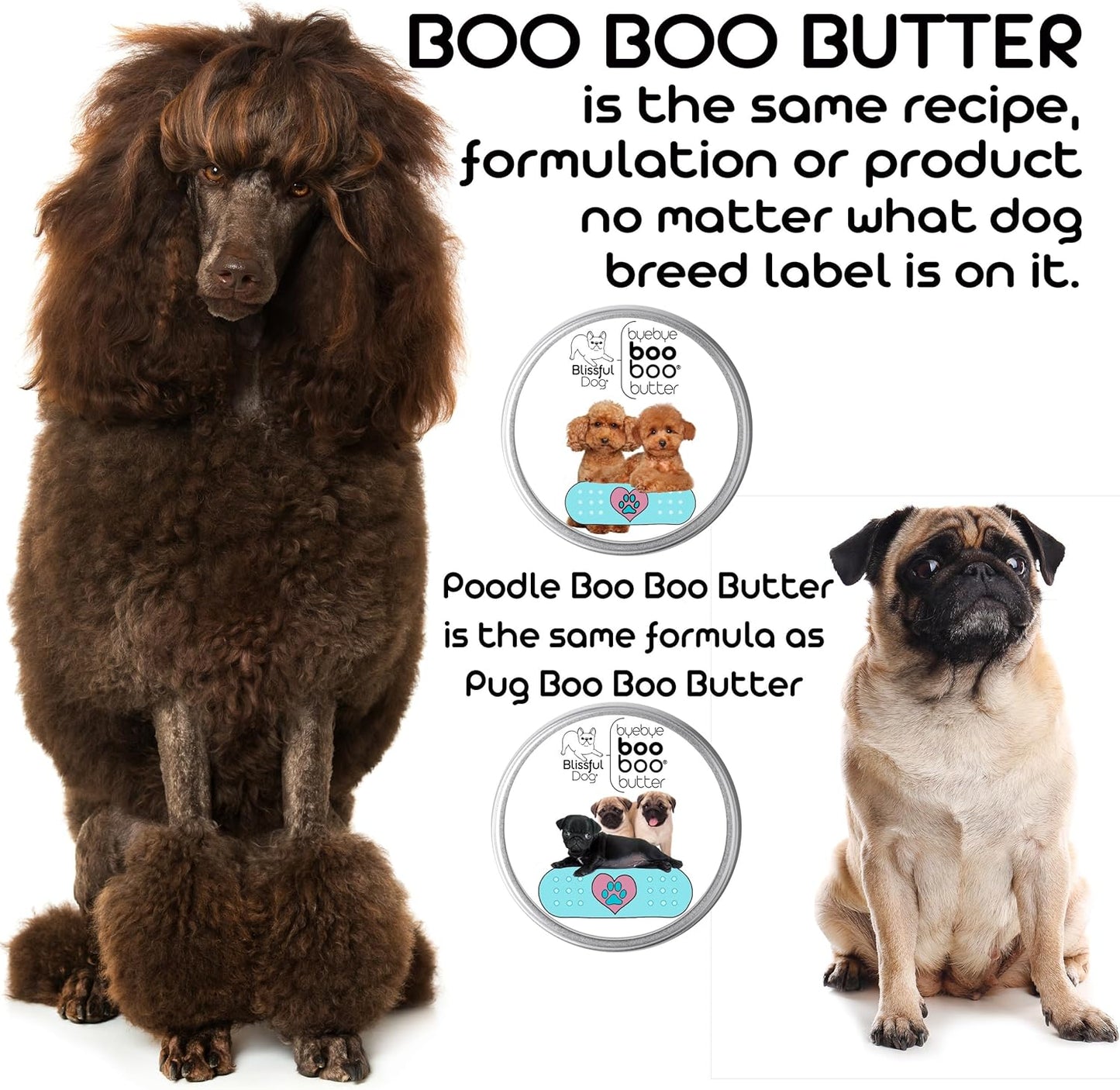 The Blissful Dog American Eskimo Boo Boo Butter, 16oz