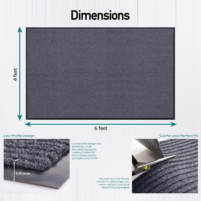 MaxMat® Large Rubber Doormat