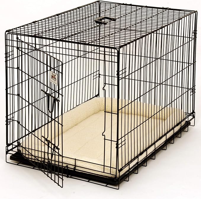 Fleece Pet Bed - Pet Lodge - Small Dog Bed, Machine Washable (Cream) (Item No. 152235)