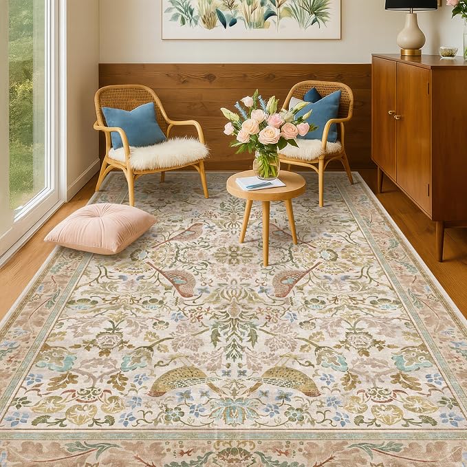 Hazo Haus Washable Area Rugs 5x7