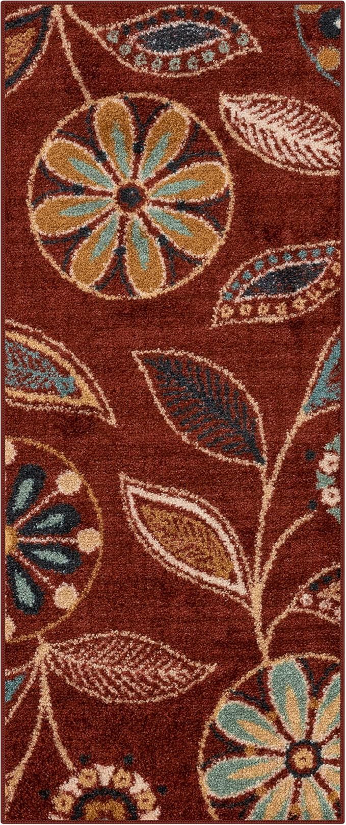 Maples Rugs Reggie Floral Runner Rug