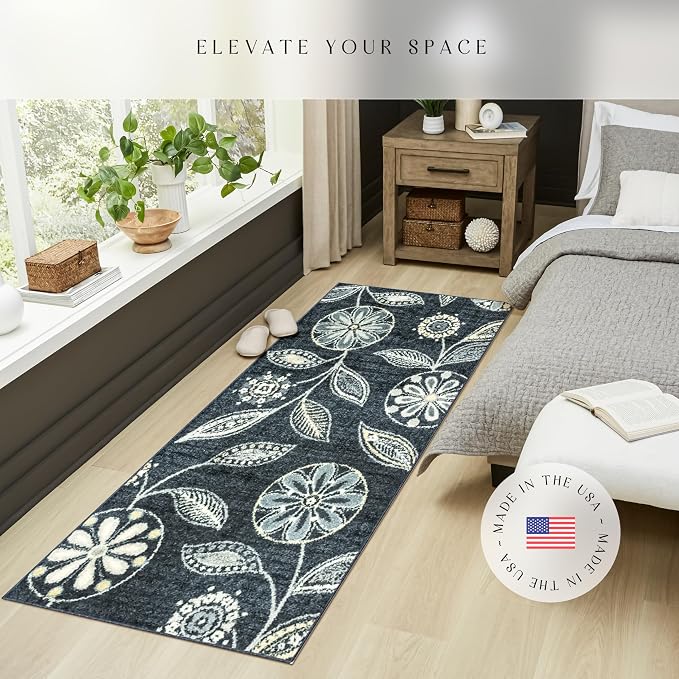 Maples Rugs Reggie Floral Runner Rug