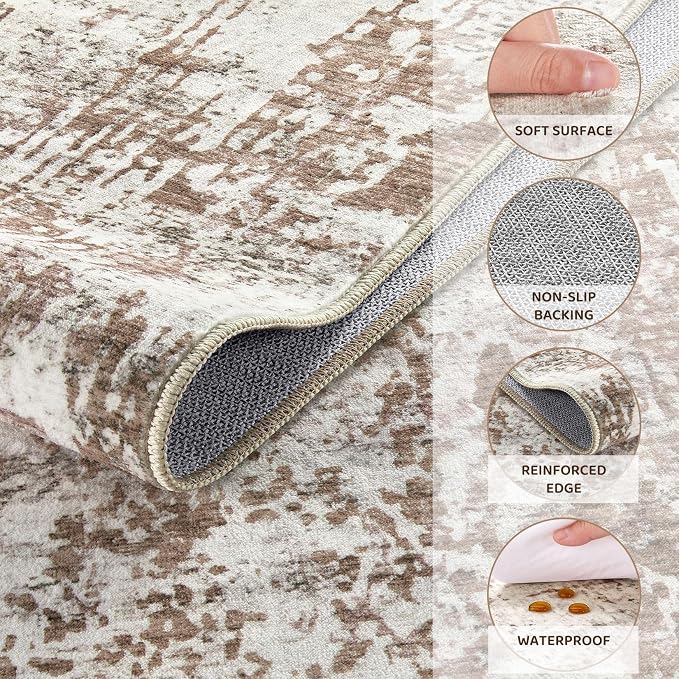 UERMEI 2x3 Area Rug Living Room Rugs